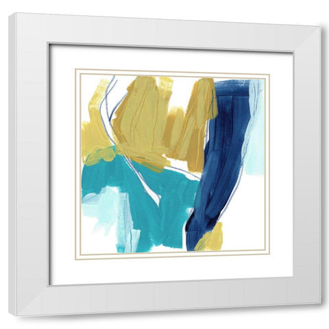 Bottleneck IV White Modern Wood Framed Art Print with Double Matting by Vess, June Erica