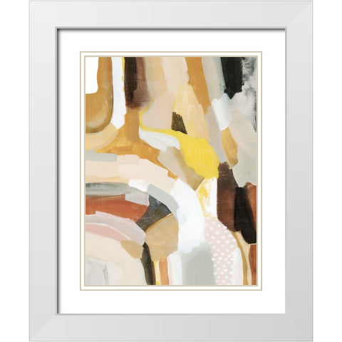 Mud and Daisies II White Modern Wood Framed Art Print with Double Matting by Popp, Grace