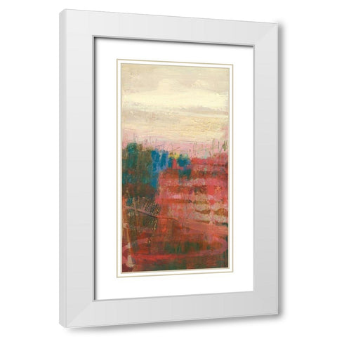 Oneiric I White Modern Wood Framed Art Print with Double Matting by Jachimiec, Sue