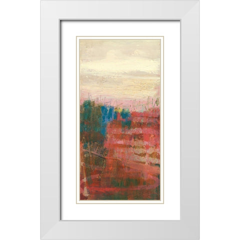 Oneiric I White Modern Wood Framed Art Print with Double Matting by Jachimiec, Sue