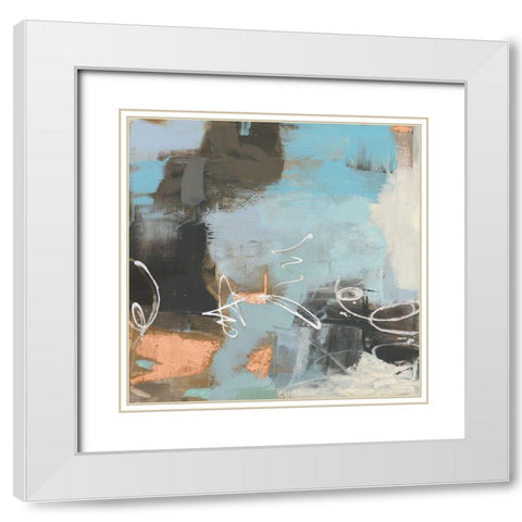 Thither I White Modern Wood Framed Art Print with Double Matting by Jachimiec, Sue