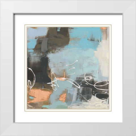 Thither I White Modern Wood Framed Art Print with Double Matting by Jachimiec, Sue