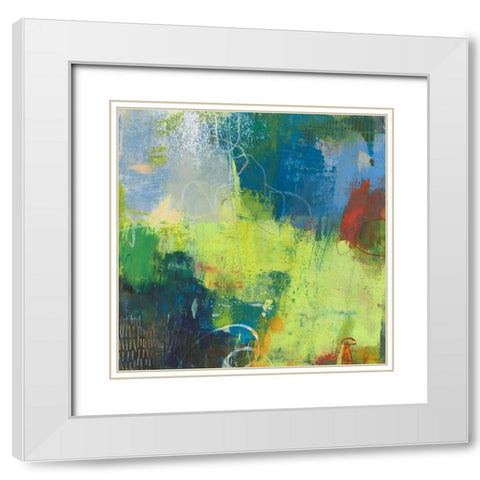 Gawsy I White Modern Wood Framed Art Print with Double Matting by Jachimiec, Sue