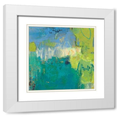 Gawsy II White Modern Wood Framed Art Print with Double Matting by Jachimiec, Sue
