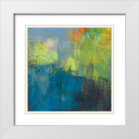 Gawsy III White Modern Wood Framed Art Print with Double Matting by Jachimiec, Sue