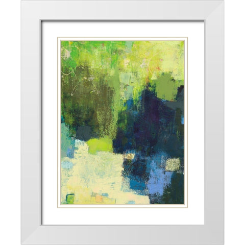 Pacific I White Modern Wood Framed Art Print with Double Matting by Jachimiec, Sue