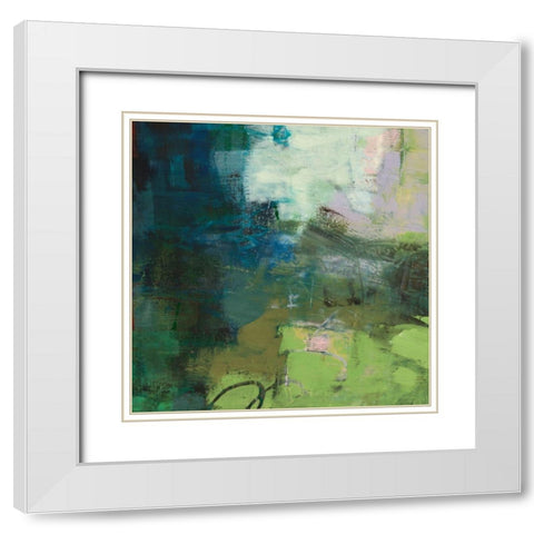 Pacific II White Modern Wood Framed Art Print with Double Matting by Jachimiec, Sue