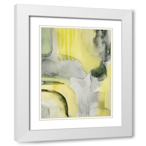 Lemon and Grit I White Modern Wood Framed Art Print with Double Matting by Popp, Grace