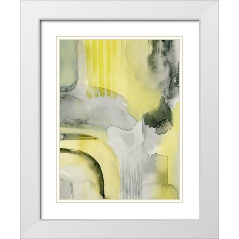 Lemon and Grit I White Modern Wood Framed Art Print with Double Matting by Popp, Grace