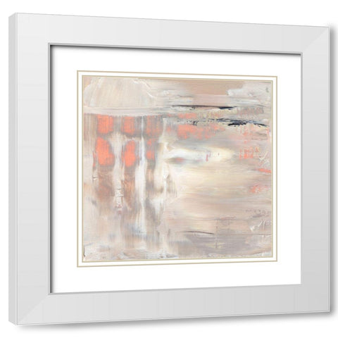 Dusk Reflections I White Modern Wood Framed Art Print with Double Matting by Parker, Jennifer Paxton