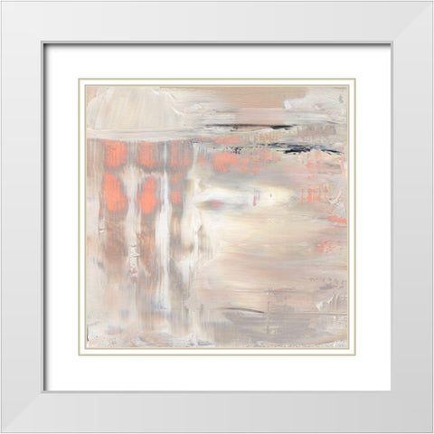 Dusk Reflections I White Modern Wood Framed Art Print with Double Matting by Parker, Jennifer Paxton