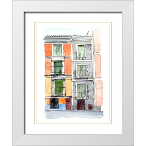 Settling In II White Modern Wood Framed Art Print with Double Matting by Parker, Jennifer Paxton