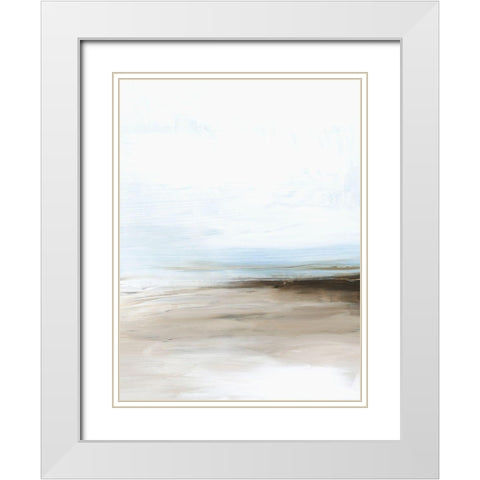 Coastal Zephyr II White Modern Wood Framed Art Print with Double Matting by Popp, Grace