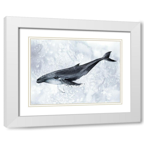 Deep Diver II White Modern Wood Framed Art Print with Double Matting by Popp, Grace