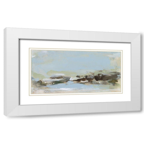 Summer Dream I White Modern Wood Framed Art Print with Double Matting by Long, Christina