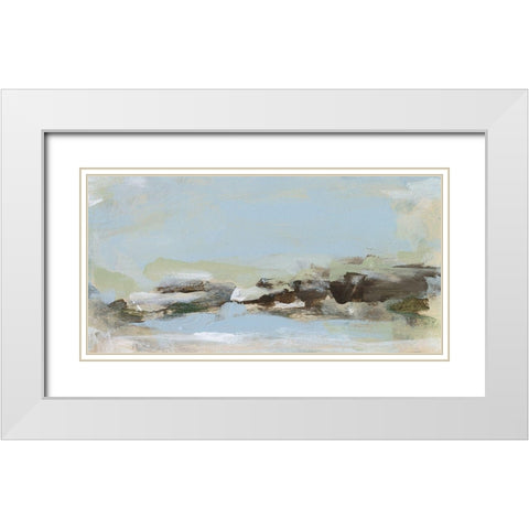 Summer Dream I White Modern Wood Framed Art Print with Double Matting by Long, Christina