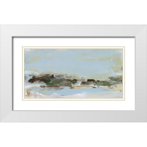 Summer Dream II White Modern Wood Framed Art Print with Double Matting by Long, Christina