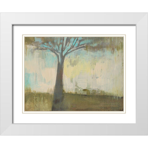 The Tallest Tree I White Modern Wood Framed Art Print with Double Matting by Goldberger, Jennifer