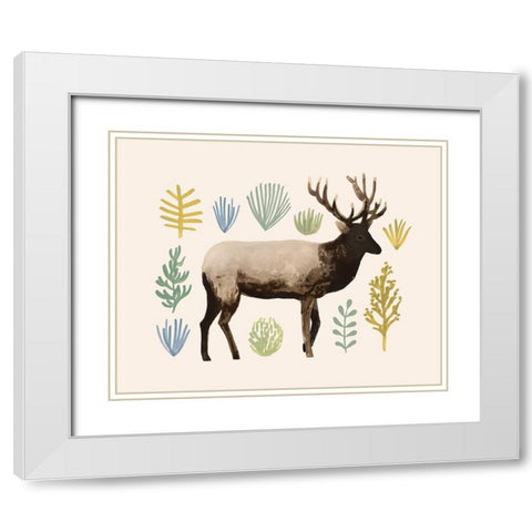 Sagebrush Prairie III White Modern Wood Framed Art Print with Double Matting by Barnes, Victoria