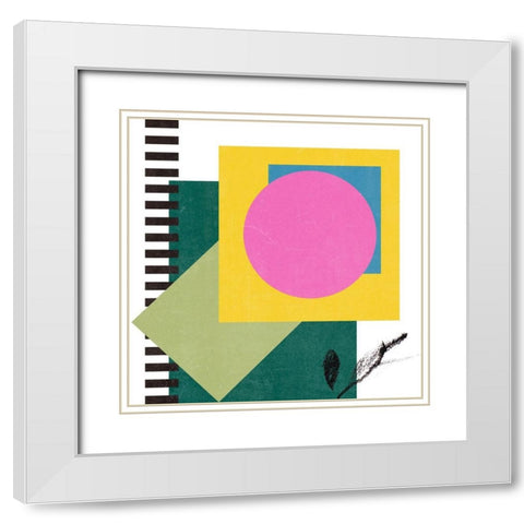 Pianist VI White Modern Wood Framed Art Print with Double Matting by Wang, Melissa