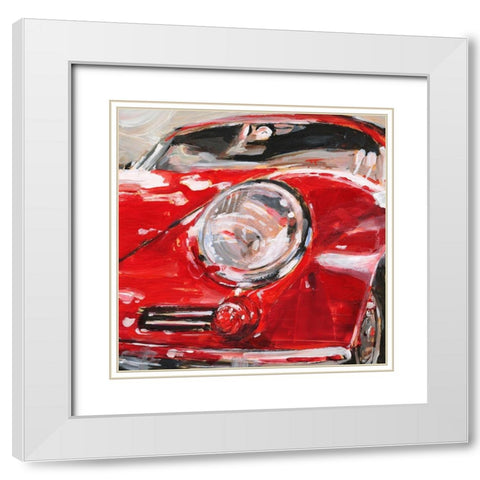 Sportscar Collection I White Modern Wood Framed Art Print with Double Matting by Harper, Ethan