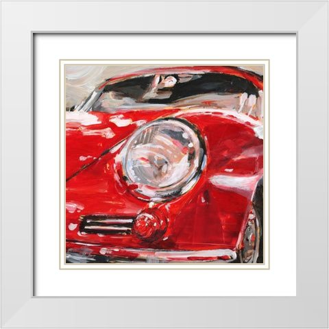 Sportscar Collection I White Modern Wood Framed Art Print with Double Matting by Harper, Ethan