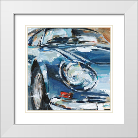 Sportscar Collection II White Modern Wood Framed Art Print with Double Matting by Harper, Ethan