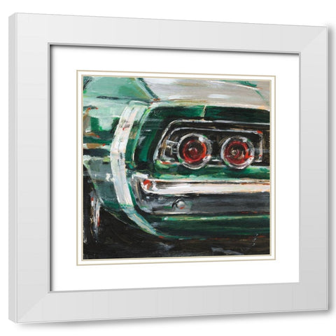 Sportscar Collection III White Modern Wood Framed Art Print with Double Matting by Harper, Ethan