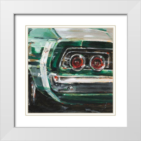 Sportscar Collection III White Modern Wood Framed Art Print with Double Matting by Harper, Ethan