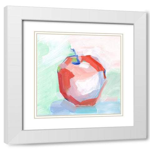 Edible Art I White Modern Wood Framed Art Print with Double Matting by Harper, Ethan