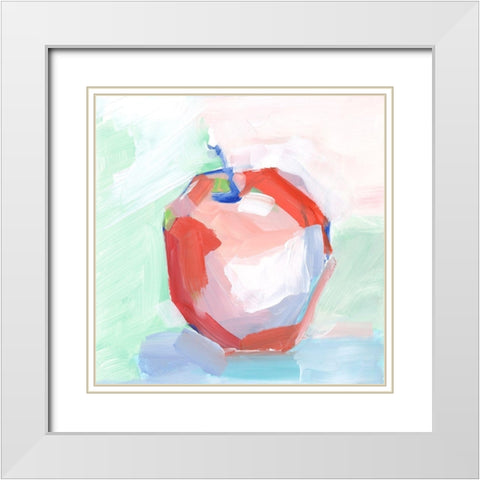 Edible Art I White Modern Wood Framed Art Print with Double Matting by Harper, Ethan