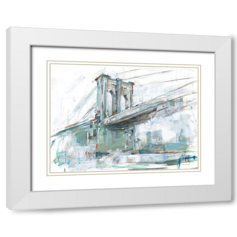 Brilliant City Study III White Modern Wood Framed Art Print with Double Matting by Harper, Ethan