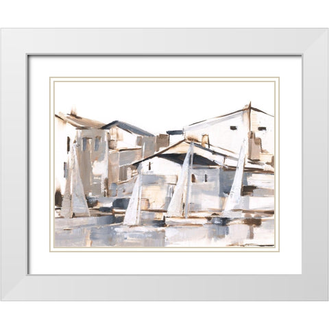 Right Conditions I White Modern Wood Framed Art Print with Double Matting by Harper, Ethan