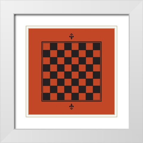 Game Boards I White Modern Wood Framed Art Print with Double Matting by Green, Jacob