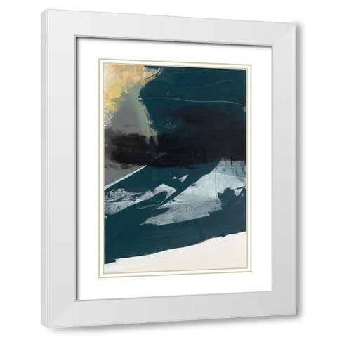 Obscure Abstract III White Modern Wood Framed Art Print with Double Matting by Jasper, Sisa