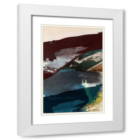 Obscure Abstract VI White Modern Wood Framed Art Print with Double Matting by Jasper, Sisa
