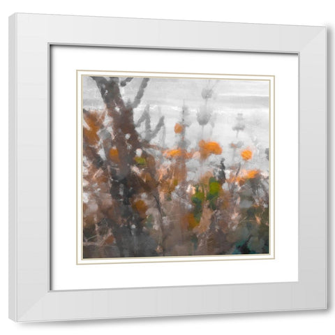 Going In Mixed I White Modern Wood Framed Art Print with Double Matting by Saunders, Alonzo