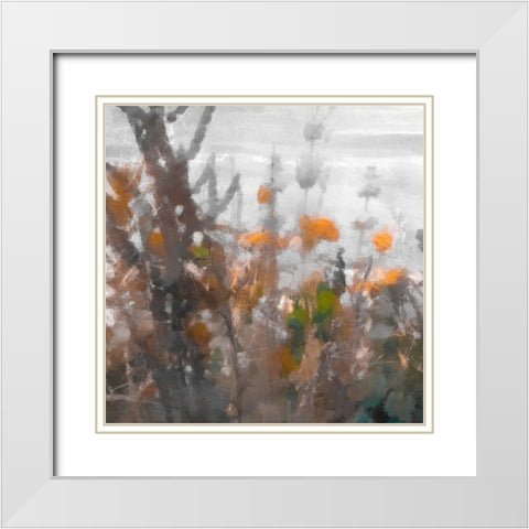 Going In Mixed I White Modern Wood Framed Art Print with Double Matting by Saunders, Alonzo