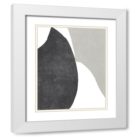 Color Cuts X White Modern Wood Framed Art Print with Double Matting by Vess, June Erica
