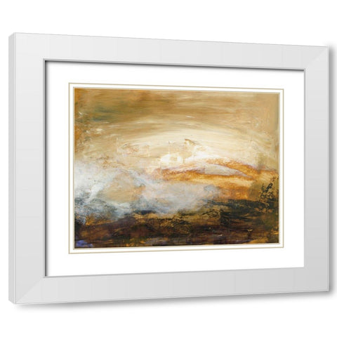 Exploring II White Modern Wood Framed Art Print with Double Matting by Gordon, Sharon