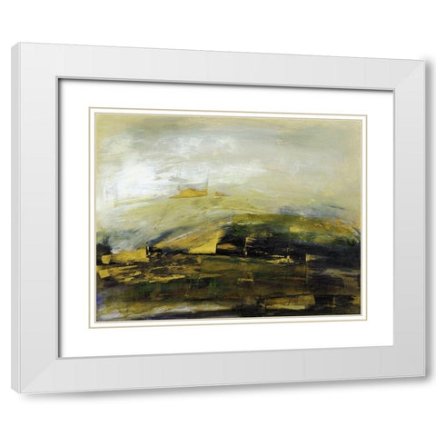 Exploring III White Modern Wood Framed Art Print with Double Matting by Gordon, Sharon