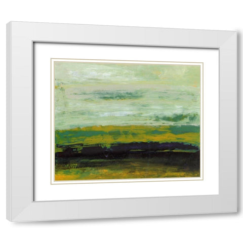 Space to Wander II White Modern Wood Framed Art Print with Double Matting by Gordon, Sharon