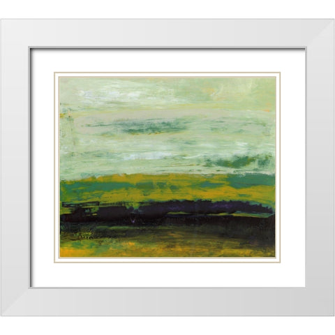Space to Wander II White Modern Wood Framed Art Print with Double Matting by Gordon, Sharon