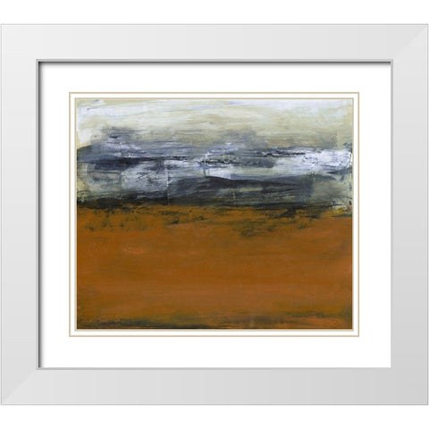Space to Wander III White Modern Wood Framed Art Print with Double Matting by Gordon, Sharon