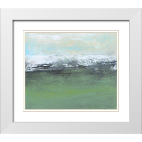 Space to Wander V White Modern Wood Framed Art Print with Double Matting by Gordon, Sharon