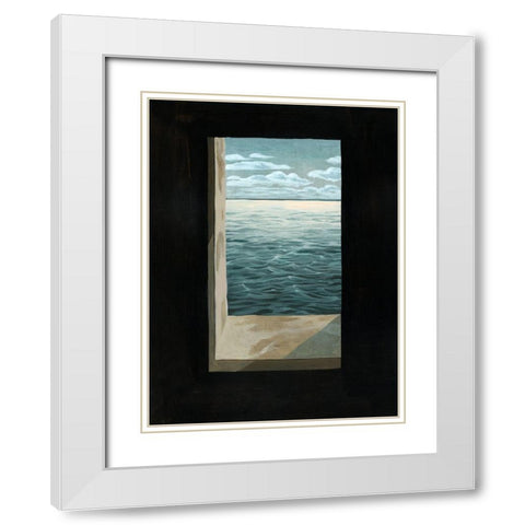 Out of the Lighthouse I White Modern Wood Framed Art Print with Double Matting by Popp, Grace