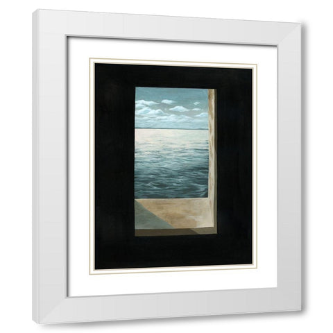 Out of the Lighthouse II White Modern Wood Framed Art Print with Double Matting by Popp, Grace