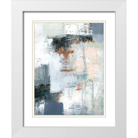 Dunbar IV White Modern Wood Framed Art Print with Double Matting by Barnes, Victoria