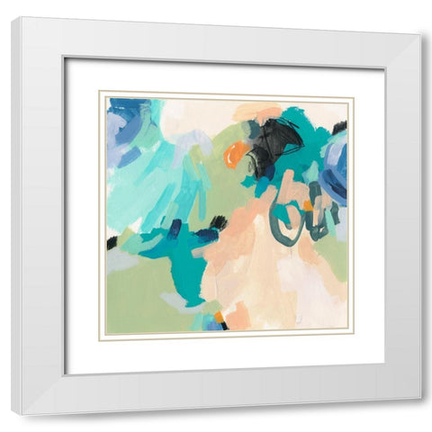 Soft Serve II White Modern Wood Framed Art Print with Double Matting by Vess, June Erica