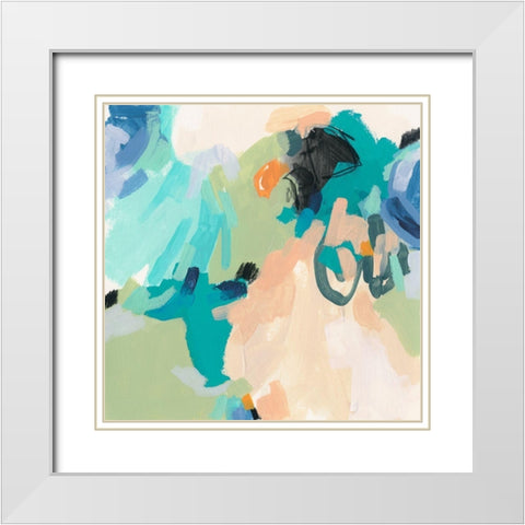 Soft Serve II White Modern Wood Framed Art Print with Double Matting by Vess, June Erica